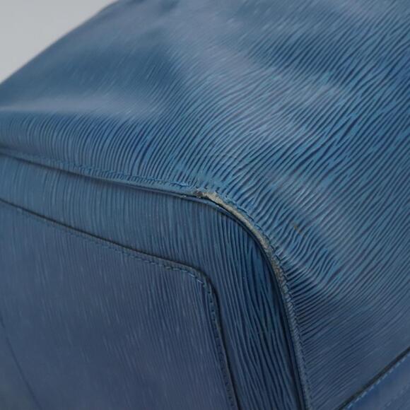 LOUIS VUITTON Epi Keepall 55 Boston Bag Toledo Blue M42955 - Picture 15 of 16